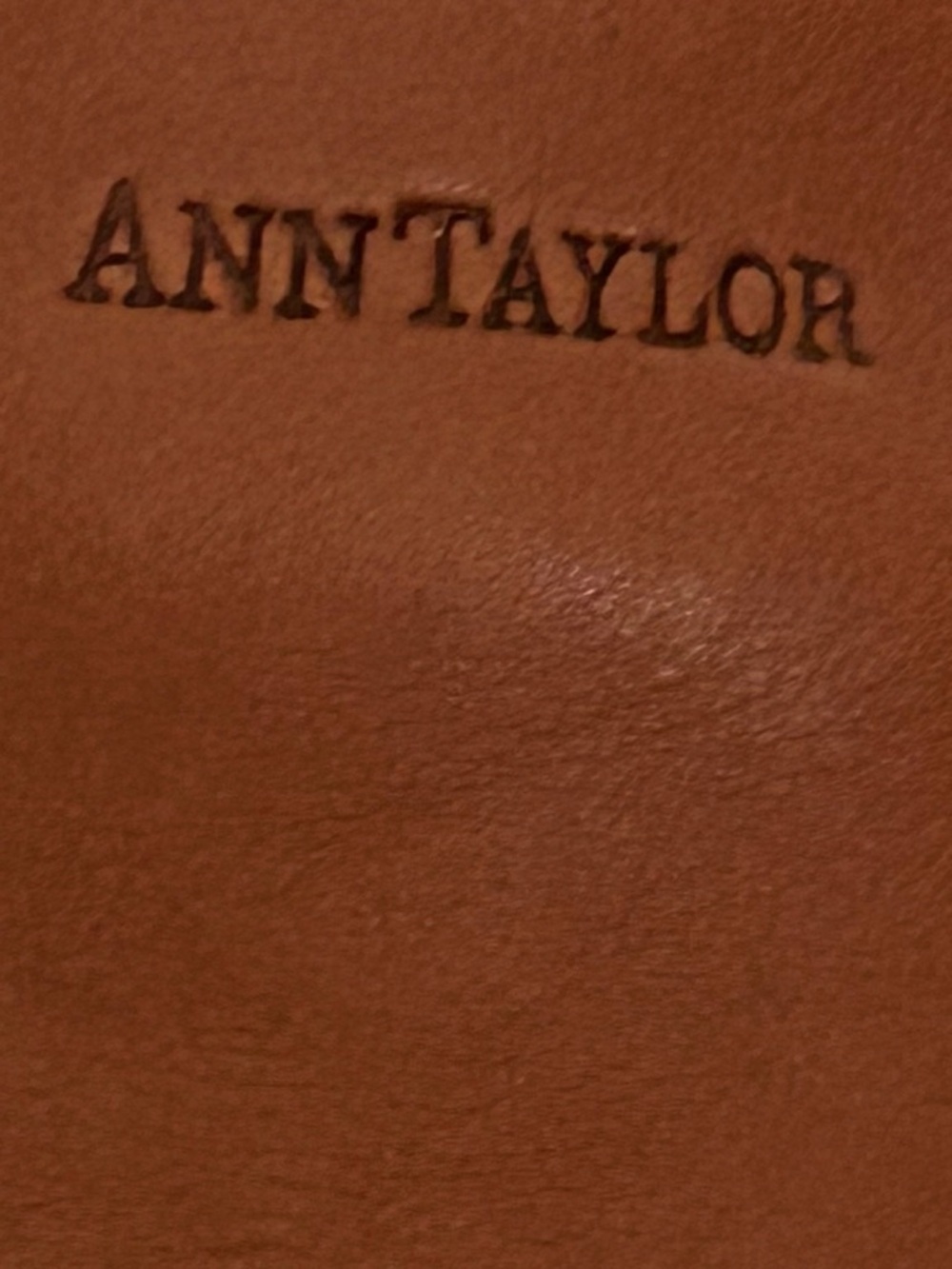 Ann Taylor Cognac Brown Leather Hobo Shoulder Bag Soft Slouch Everyday Purse - Picture 6 of 13